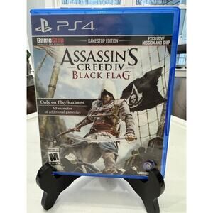 Assassin's Creed IV Black Flag PlayStation 4 PS4 No Manual CD Excellent Tested
